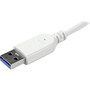 StarTech.com 4 Port Portable USB 3.0 Hub with Built-in Cable - Aluminum and Compact USB Hub - USB - External - 4 USB Port(s) - 4 USB (ST43004UA)
