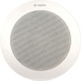 Bosch LC4-UC12E Indoor Ceiling Mountable Speaker - 12 W RMS - White, Black - 18 W (PMPO) Woofer Tweeter Midrange - 65 Hz to 20 kHz - (Fleet Network)