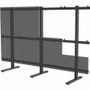 SEAMLESS Connect, Universal dvLED Stand for 27" Displays up to 610mm Wide in a 5x5 Configuration. - Up to 27" Screen Support - 625 lb (Fleet Network)