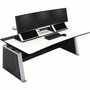 Lund Halsey x-Type Broadcast Air Console - 63in Width  - White Top - Industrial Style - 396 lb (179.62 kg) Capacity - Height - 63" mm) (Fleet Network)