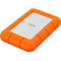 LaCie Rugged Mini LAC9000633 4 TB Portable Hard Drive - External - Orange - USB 3.0 - 5400rpm - 2 Year Warranty (Fleet Network)