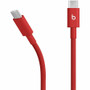 Beats by Dr. Dre USB-C to USB-C Woven Cable (1.5 m / 5 ft) - Bolt Black - 4.9 ft (1.50 m) USB-C Data Transfer Cable for iPhone, iPad - (MDGF4LL/A)