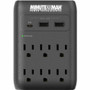 Minuteman MMS-WAL6U3 6-Outlets Surge Suppressor/Protector - Computer, Desktop Computer, Printer, Notebook, Router, Home Appliance, ... (Fleet Network)