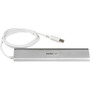 StarTech.com 7 Port Compact USB 3.0 Hub with Built-in Cable - Aluminum USB Hub - Silver - USB - External - 7 USB Port(s) - 7 USB 3.0 (ST73007UA)