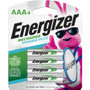 Energizer e2 Rechargeable 850mAh AAA Batteries - For Multipurpose - Battery Rechargeable - AAA - 1.2 V DC - 4 / Pack (Fleet Network)