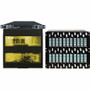 Eaton Robotic Fiber Panel System - 512 Singlemode LC Fiber Ports - 512 Port(s) - 512 x Duplex - 10U High - Optical Fiber - Black - 19" (NRFP-500SM-CP)
