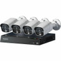 Reolink Smart PoE NVR System with 4 Cameras for 24/7 Recording - 2 TB HDD - Network Video Recorder, Camera - 4 Camera(s) - 2560 x 1920 (Fleet Network)