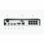 Reolink NVS8-5MD4 5MP HD 8-Channel PoE Surveillance System with 4 Cameras - 2TB HDD - Smart Detection & IP67