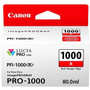Canon LUCIA PRO PFI-1000 Ink Cartridge - Red - Inkjet - 5355 Photos (Fleet Network)