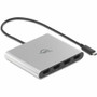 OWC USB-C to Quad HDMI 4K Adapter With DisplayLink Pro - Portable DisplayLink Pro Quad HDMI Adapter - 4K Video Support - Power - With (Fleet Network)