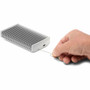 OWC Express 1M2 80G 2 TB Portable Rugged Solid State Drive - M.2 2280 External - PCI Express NVMe - Silver - Desktop PC, MAC, Tablet - (OWCUS4V2EXP1MT02)
