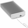 OWC Express 1M2 80G 2 TB Portable Rugged Solid State Drive - M.2 2280 External - PCI Express NVMe - Silver - Desktop PC, MAC, Tablet - (OWCUS4V2EXP1MT02)