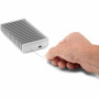 OWC Express 1M2 80G 4 TB Portable Rugged Solid State Drive - M.2 2280 External - PCI Express NVMe - Silver - Desktop PC, MAC, Tablet - (OWCUS4V2EXP1MT04)