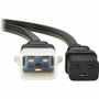 Tripp Lite by Eaton P036-E04 Power Extension Cord - 250V 20A 4ft Black with C19 Female to C20 Male Connectors