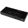 StarTech.com 2x2 HDMI Matrix Switch - 4K with Fast Switching and Auto-Sensing - 3840 × 2160 - 4K - 2 x 2 - 2 x HDMI Out - TAA (Fleet Network)