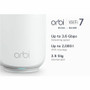 Netgear RBE370-100CNS Orbi Dual-Band Wi-Fi 7 Mesh Add-on Satellite - 3. 6 Gbps - 2 Internal Antennas - 2. 5 GbE Port