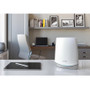 Netgear RBK752-100CNS Orbi Wi-Fi 6 Tri-Band Mesh Router System - Quad-Core 1. 4GHz - 1GB RAM - 6 Antennas - Gigabit Ethernet