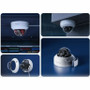 Reolink RP-PCV8MZ 8MP 4K Dome Network Camera - Color - 5X Optical Zoom - 98ft IR/Color Night Vision - H. 265/H. 264 - IK10 Vandal-Proof - IP67