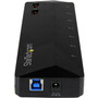 StarTech.com 7-Port USB 3.0 Hub Plus Dedicated Charging Ports - 2 x 2.4A Ports - USB - External - 9 USB Port(s) - 7 USB 3.0 Port(s) - (Fleet Network)