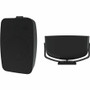 Crestron Saros SMT6T-AW-B-T-EACH 2-way Indoor/Outdoor Surface Mount Speaker - 110 W RMS - Black Textured - 200 W (PMPO) - 6.50" (165 - (Fleet Network)