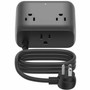 Belkin SRZ001TT5 3-Outlet Charging Station with 2x USB-A & 2x USB-C Ports 70W - 5ft Cord - Straight Plug - Black