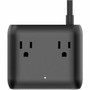 Belkin SRZ001TT5 3-Outlet Charging Station with 2x USB-A & 2x USB-C Ports 70W - 5ft Cord - Straight Plug - Black