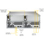 Supermicro SuperStorage 947R-E2CJB Drive Enclosure - 12Gb/s SAS Host Interface - 4U Rack-mountable - Black - 24 x HDD Supported - 24 x (SSG-947R-E2CJB)
