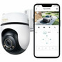 Tapo TAPO C530WS 5MP Outdoor 3K Color Dome Network Camera with Night Vision - 2880 x 1620 - 3. 2mm Lens - Wi-Fi & Ethernet - IP66
