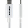 StarTech. com TBLT5MM1M240WWH Thunderbolt 5 Cable - 3. 3ft - 1m - 80Gbps/120Gbps - 240W PD - 8K 60Hz - Certified - White