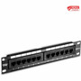 TRENDnet 12-Port Cat5/5e Unshielded Patch Panel, TC-P12C5E, Wallmount or Rackmount, 10 Inch Wide, 12 x Gigabit RJ-45 Ethernet Ports, - (Fleet Network)