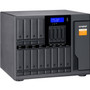 QNAP TL-D1600S Drive Enclosure SATA/600 - Mini-SAS Host Interface Tower - 16 x HDD Supported - 16 x SSD Supported - 16 x Total Bay - 4 (TL-D1600S-US)