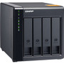 QNAP TL-D400S Drive Enclosure SATA/600 - Mini-SAS Host Interface Tower - 4 x HDD Supported - 4 x SSD Supported - 4 x Total Bay - 4 x (TL-D400S-US)