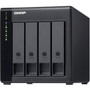 QNAP TL-D400S Drive Enclosure SATA/600 - Mini-SAS Host Interface Tower - 4 x HDD Supported - 4 x SSD Supported - 4 x Total Bay - 4 x (TL-D400S-US)