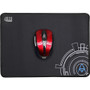 Adesso TRUFORM P101 Gaming Mouse Pad - 12 x 8 Inches - Black - Microfiber Cloth Surface - Scratch Resistant - Rubber Base