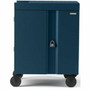 Bretford CUBE Cart Mobile Charging Cart - Steel - 30" (762 mm) Width x 26.5" (673.10 mm) Depth x 37.5" (952.50 mm) Height - Topaz - 32 (Fleet Network)