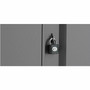 Bretford TVC36PACSC-CK CUBE Cart Mobile Charging Cart - 36 Device Capacity - 4 Locking Casters - Steel Charcoal