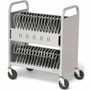 Bretford CUBE Transport Cart Pro - 4 Casters - Steel - 28.8" (730.25 mm) Width x 18" (457.20 mm) Depth x 37" (939.80 mm) Height - Sky (TVCTPD30C-SKY)