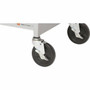 Bretford CUBE Transport Cart Pro Pre-Wired - 4 Casters - Steel - 28.8" (730.25 mm) Width x 18" (457.20 mm) Depth x 37" (939.80 mm) - - (TVCTPD30C-TZ)