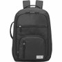 Solo Grand Travel Carrying Case (Backpack) for 17.3" - Recycled Black - rPET Polyester Body - Checkpoint Friendly - Shoulder Strap, - (Fleet Network)