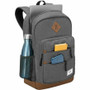 Solo Re:fresh Carrying Case (Backpack) for 15.6" Notebook - Gray - Polyethylene Terephthalate (PET), Polyester Body - Shoulder Strap, (UBN795-10)
