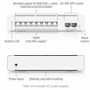 Ubiquiti USW-Pro-XG-8-PoE Pro XG 8-Port Managed Switch - 10GbE PoE++ - 155W Budget - 2 SFP+ Uplinks - Layer 3