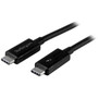 StarTechcom_20Gbps_Thunderbolt_3_Cable_-_66ft2m_-_Black_-_4K_60Hz_-_Certified_TB3_USB-C_to_USB-C_Charger_Cord_w_100W_Power_-_twice_TBLT3MM2M