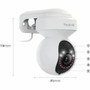 Reolink WCEO5MPO6PTAF E540 5MP Outdoor PT Security Camera - Color Spotlight Night Vision - 3x Optical Zoom - Wi-Fi/Bluetooth/PoE - IP65 Weatherproof