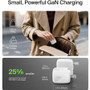 Belkin WCH018dqWH BoostCharge Pro 70W GaN Wall Charger - 3-Port - 2x USB-C - 1x USB-A - Foldable Prongs - White - US