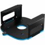 Rack Solutions Wall Mount For Docking Station In Black Steel With Compact Durable Construction And Integrated Cable Routing 104-8951