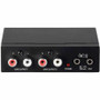 Monoprice RJR-2 Multizone RJ45 to RCA Converter - Audio Line Out - Network (RJ-45) - Black (Fleet Network)