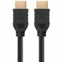 Monoprice HDMI Data Transfer Cable - 1.5 ft (0.46 m) HDMI Data Transfer Cable - First End: 1 x HDMI Digital Audio/Video - 18 Gbit/s - (Fleet Network)