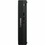 Lenovo V100q 13GG000GUS Desktop Computer - Intel N-Series N100 - 8 GB - 256 GB PCI Express NVMe 4.0 x4 SSD - Tiny - Black - Intel Chip (Fleet Network)