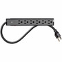 Monoprice Obsidian 15873 6-Outlets Surge Suppressor/Protector - Workstation, Printer, Broadband, Modem, Home Theater System, Household (Fleet Network)