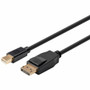 Monoprice Select Series Mini DisplayPort 1.2 to DisplayPort 4K Capable Cable, 1.5ft - 1.5 ft (0.46 m) DisplayPort/Mini DisplayPort A/V (15888)